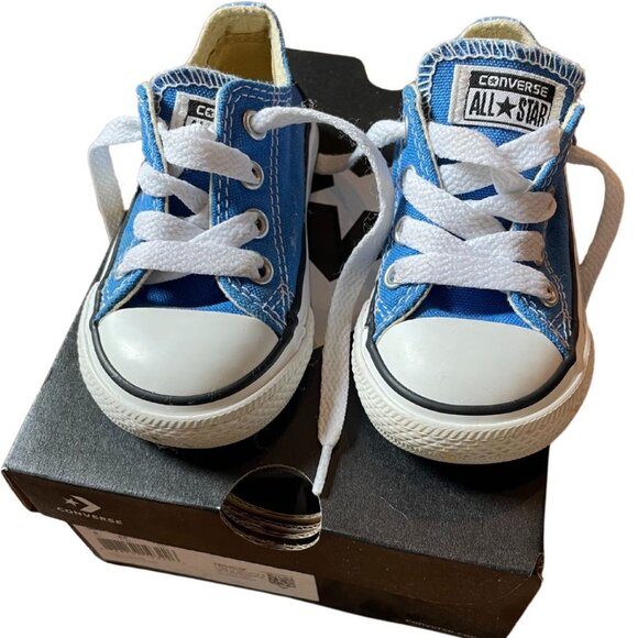 Converse Other - Kids Converse All Star Chuck Taylor Lo Tops - Coastal Blue | Size 9